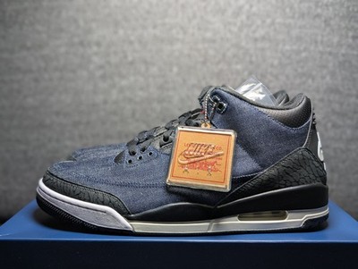 Levis x Air Jordan 3 Retro SP  Denim Blue IH7959-400 In Hand Size 12.5M