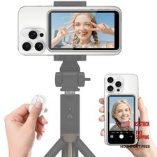 Upgrade Vlog Selfie Monitor Screen for For iPhone 7-17 Series Android White