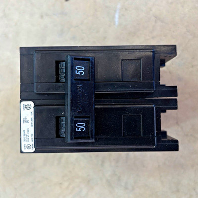 Cutler-Hammer BAB2050H 50A 2-Pole Bolt-On Circuit Breaker 120/240V AC