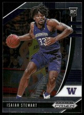 2020-21 Panini Prizm Draft #66 Isaiah Stewart Rookie RC Washington card. rookie card picture