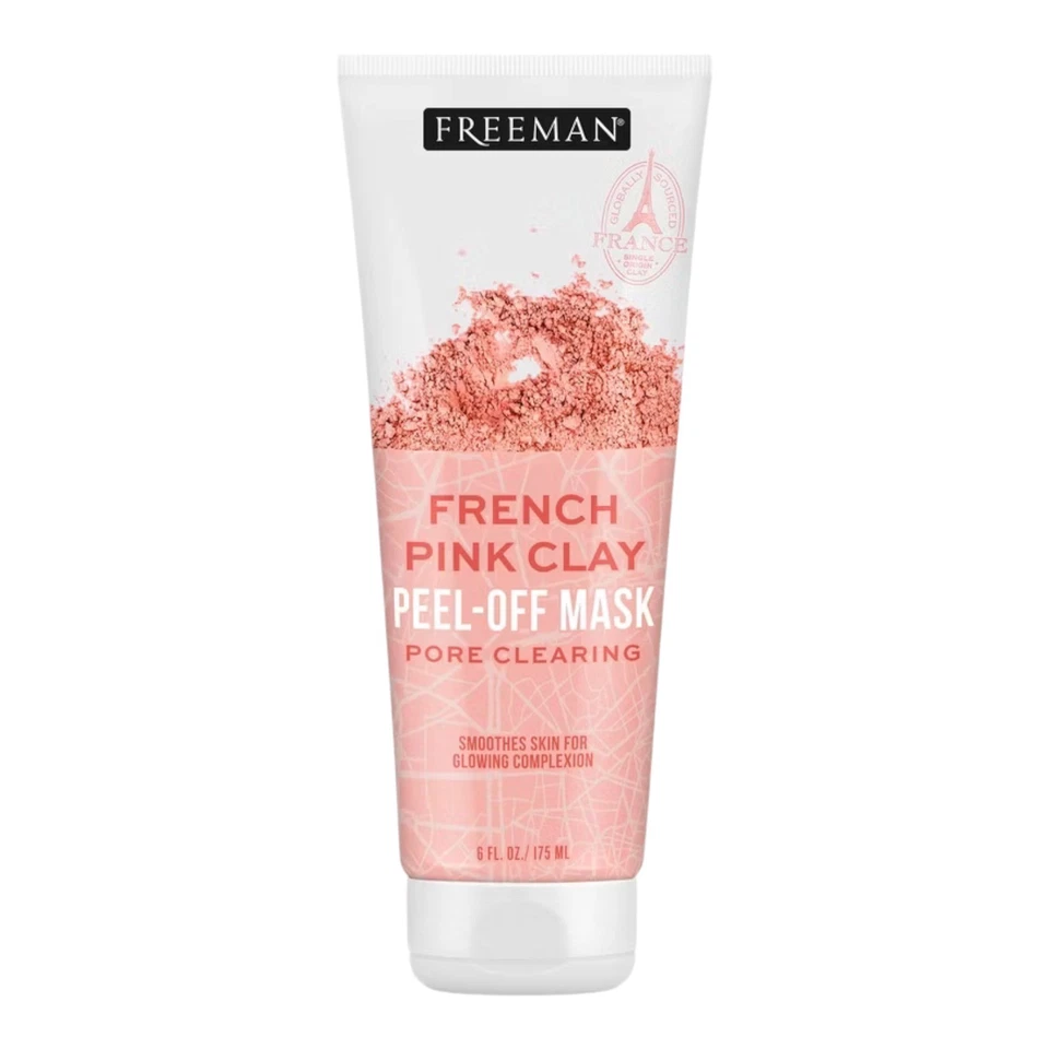 Freeman French Pink Clay Peel-Off Mask 2x175ml – Bright & Clear Skin - Image 2 of 4