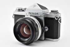 Near MINT Nikon F Eye Level Silver w/ S.C 50mm 1.4 Lens From JAPAN