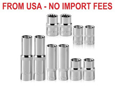 10-piece 10mm Socket Set 14-inch 38-inch Drive Impact Socket 6-point 1