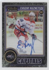 2014-15 O-Pee-Chee Platinum Rookie Black Ice 60/99 Evgeny Kuznetsov Auto 0k69