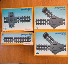 VINTAGE 1991 - PLAYMOBIL 1-2-3  TRAIN  LOT RAILS (2X6951+1X6952+1X6953)