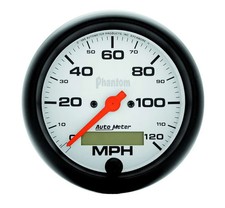 Autometer 5887 Phantom Speedometer 3-38 120 Mph Electric Program W Lcd