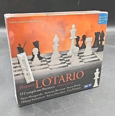 George Frideric Handel Lotario Alan Curtis Il Complesso Barocco 3 CD Box Set New