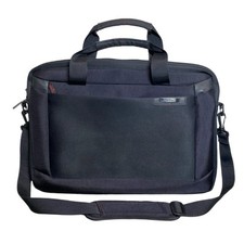 Samsonite Laptop Bag Crossbody Padded Computer Carrying Case Soft Black Zipper