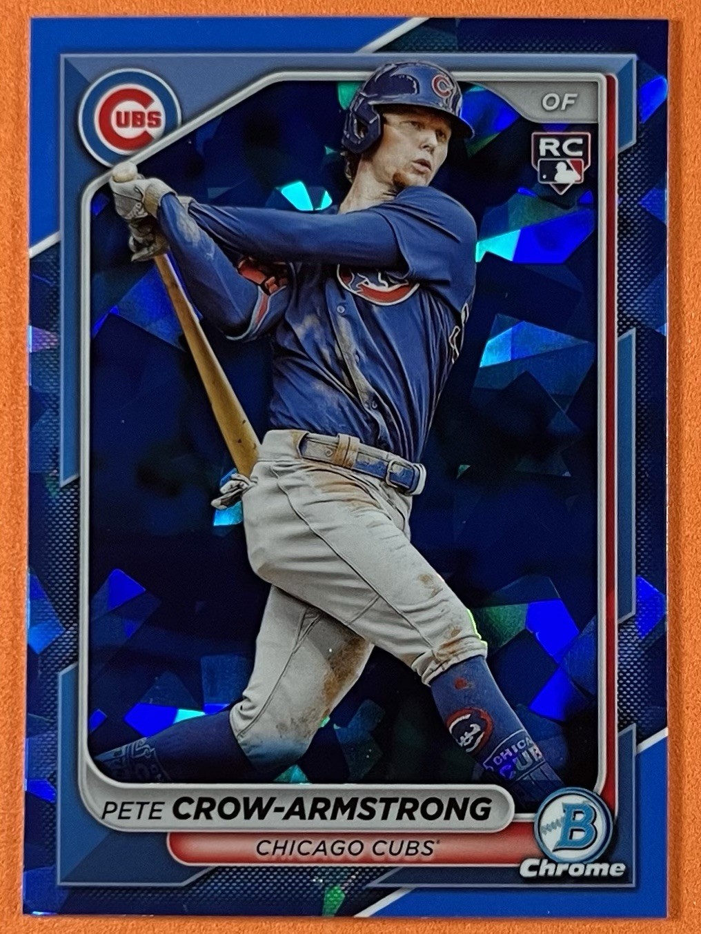 Pete Crow-Armstong 2024 Bowman Chrome Sapphire (RC) - Cubs #45