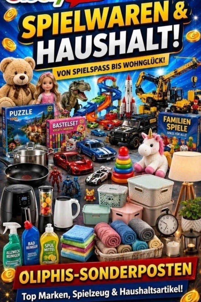 Baumarkt, Haushaltsartikel, Kleidung, Schuhe, Deko, und vieles mehr