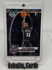 Josh Hubbard 2024 Bowman U BLACK SAPPHIRE /10 RARE SSP COLOR MATCH 35