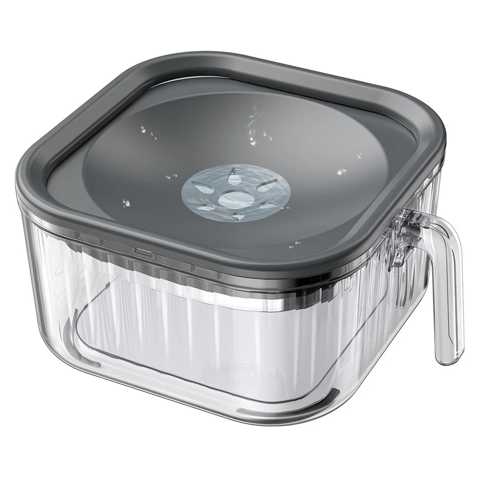 2,5 L Hundewassernapf, Kein Auslaufen, 86 Oz Auslaufsicherer Hundenapf für 2679