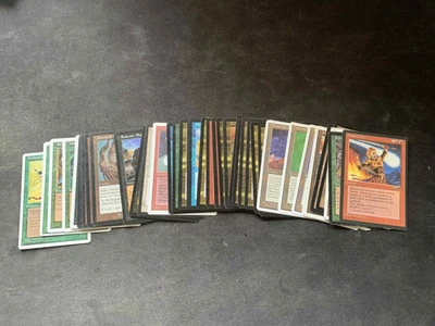 Lot de 40 cartes rares Magic: The Gathering - Anciennes - VF et VO - Photo 1/2