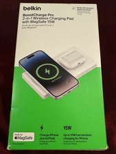  Read Belkin BoostCharge Pro 2-in-1 Wireless Charging Pad with MagSafe 15W