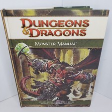 Dungeons  Dragons Monster Manual Core Rules 2008 Hardcover