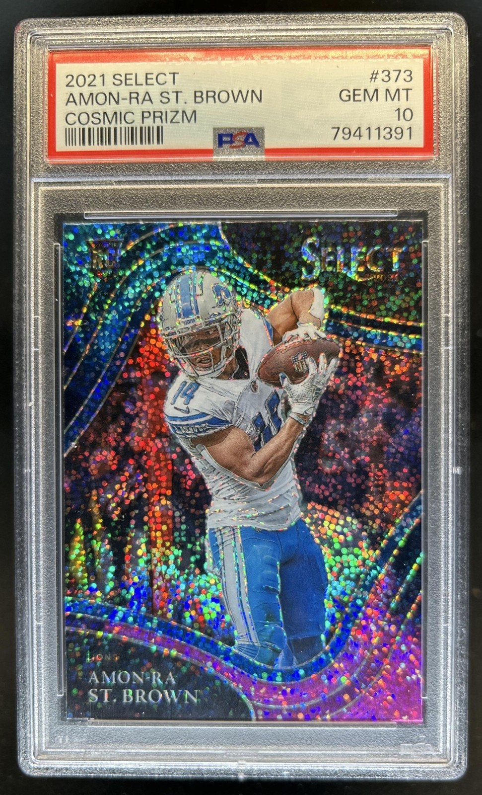 Amon-Ra St. Brown Panini Select #373 Cosmic