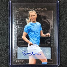 2023 Metal Universe Champions SAM MEWIS Base Auto Silver #77