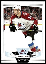 2019-20 O-Pee-Chee #309 Carl Soderberg Colorado Avalanche Hockey Card