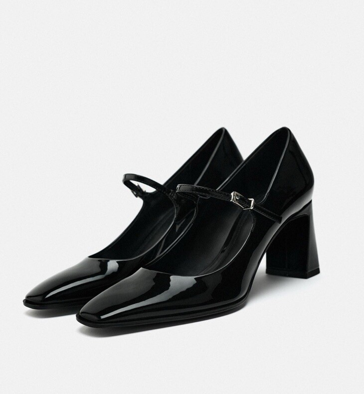 【I AM MARI】Las N Square Middle Heel Amazon.com | Latasa Women's Red Platform Chunky High Heels
