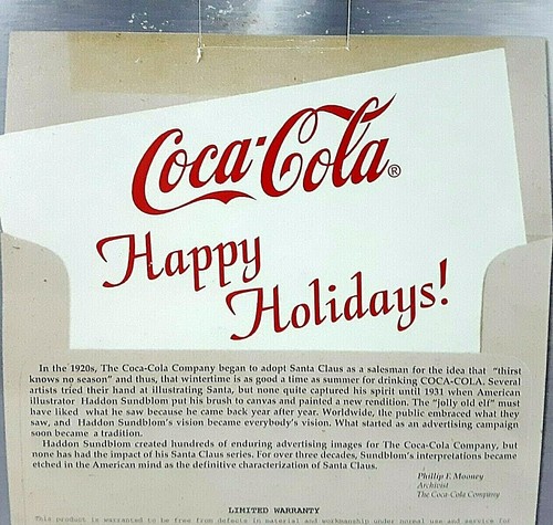 1998 Coca Cola Santa REFRESHING SURPRISE Christmas Collectible Figurine Clock - Picture 8 of 12