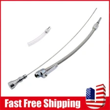 Flexible Stainless Steel Housing Engine Oil Dipstick For LS LSX LS1 LS2 LS6 6.2L