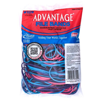 ラババン Alliance 0780A Advantage Large Rubber Bands, Size 117B, 7 x 1/8