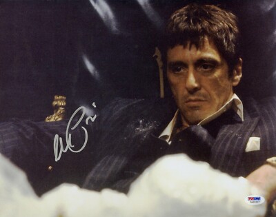 Autographe encadré de Tony Montana – 15 x 10 cm dans un cadre Zwart Classique