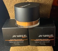 LOT OF 2 Jay Manuel Beauty Powder to Cream Foundation DEEP # 2  NIB