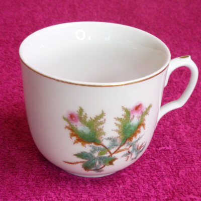 Haviland H&Co (Moss Rose Thin Gold) 3 1/8'' OVERSIZED CUP(s)  (5 avail)