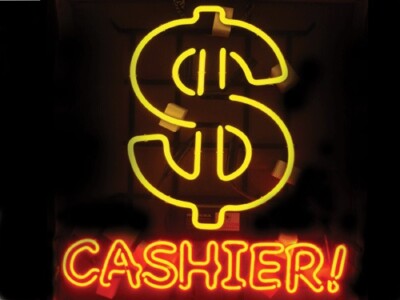 Money Cashier Order Here Open 20''x16'' Neon Light Sign Lamp Restaurant Wall Decor