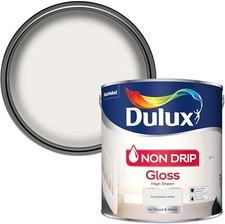 Dulux Wood Metal Paint White Material Finish NonDrip Gloss 750ml