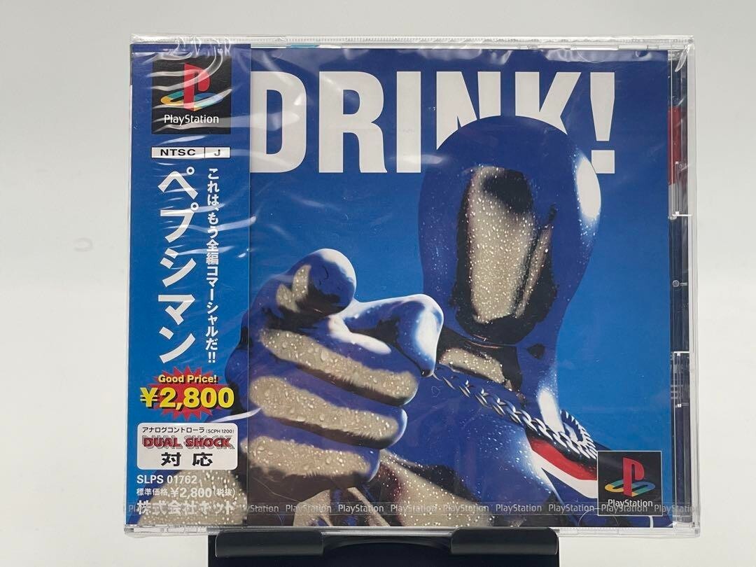 PS1 Pepsi Man Retro Game Pepsi Cola PlayStation 1 Japan Ver PS1 Pepsi Man Retro Game Pepsi Cola PlayStation 1 Japan Ver