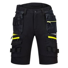 Image of PORTWEST Work Shorts Detachable Holster Short Multi Pockets Stretch Hard Wearing