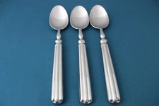 3 Teaspoons Pottery Barn TOULOUSE 18/10 Stainless Portugal 7 5/8"