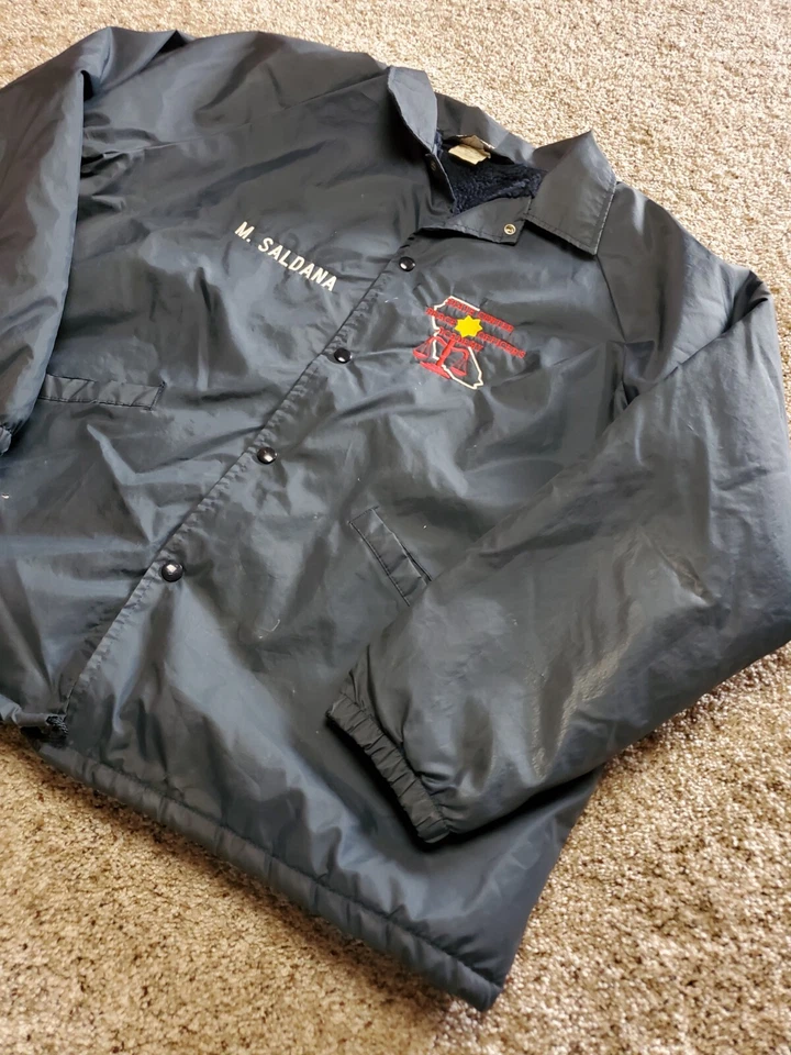 Vintage Auburn Sportswear Windbreaker Jacket XL Mens CDC Academy California 90s - Image 2 of 4