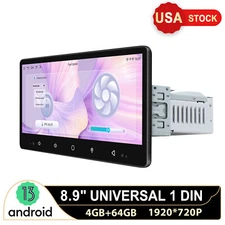 JOYING Universal 8.9 Inch Touch Screen 4+64GB Android 13 GPS Navigation FM Radio