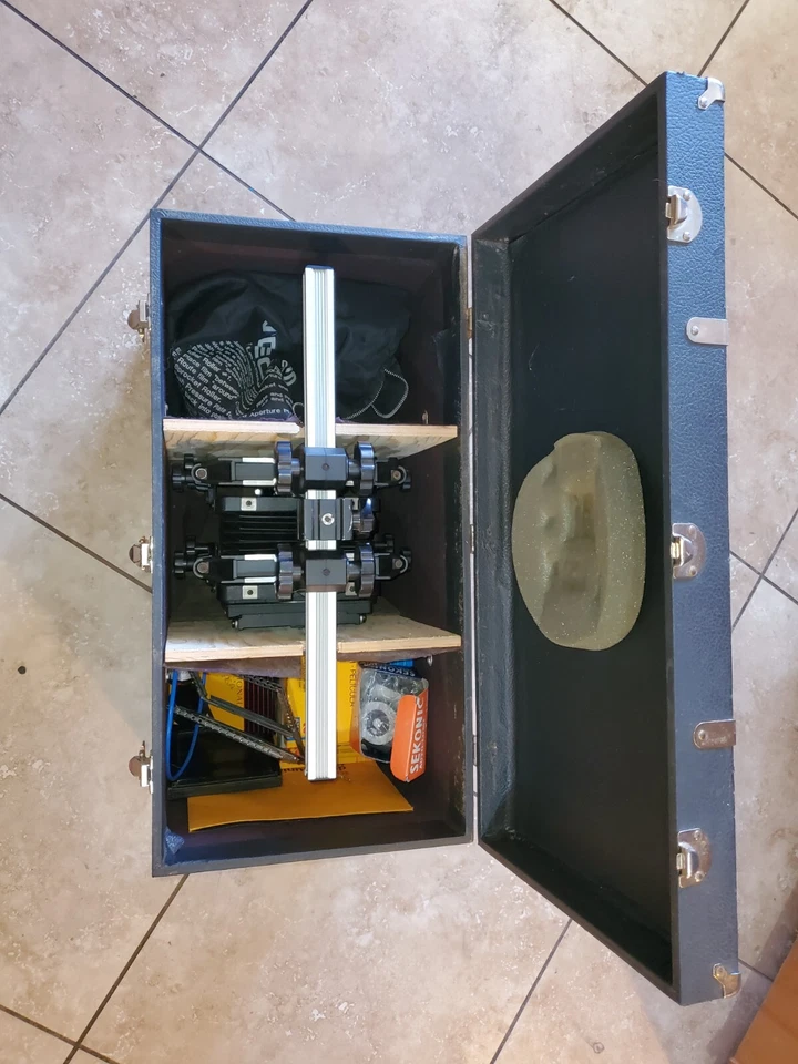 Kit de cámara de visión Calumet 45NX 4x5 con lente Rodenstock, medidor, soportes + película Foto 3 de 4