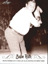 2016 Leaf Babe Ruth Collection #19 Babe Ruth 