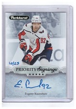Evgeny Kuznetsov 19-20 Parkhurst Priority Signings Spring Promo Card #PS-EK /25