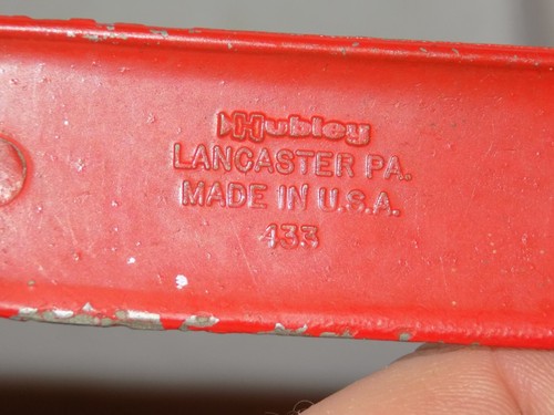 Vintage Hubley Flying O Ranch Pressed Steel Cast Toy Plane - Picture 6 of 6