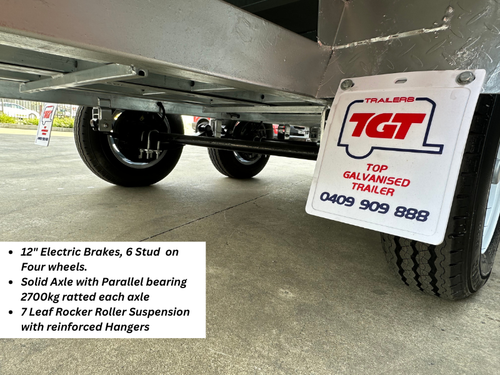 Livestock Trailer 12x7 Flat Top Trailer with Ramps (2 in 1) 3.5ton ATM - Picture 8 of 10