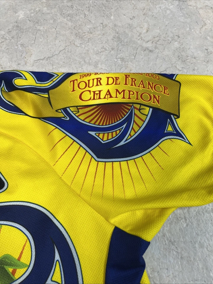 Camiseta deportiva de ciclismo Trek Tour de Francia Champ 1999-2003 Y Nimblewear Practice Jrsy Foto 3 de 4