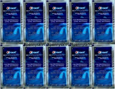 **CREST Whitestrips 3D White NO-SLIP Professional Effects 10 Pouches 04/2025 NEW