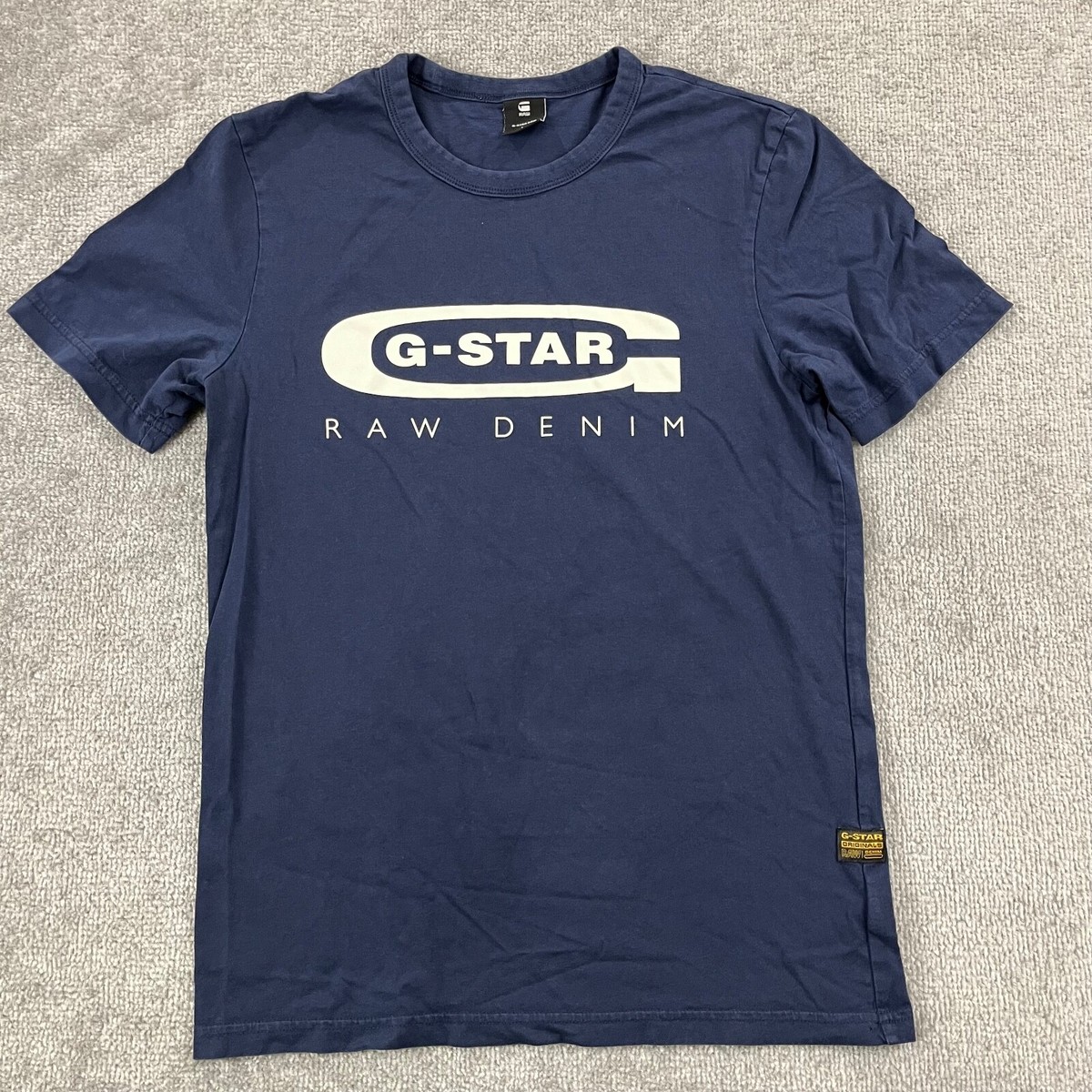 Subwear Logo G Star Originals Raw Denim T Shirt G Star Subwear