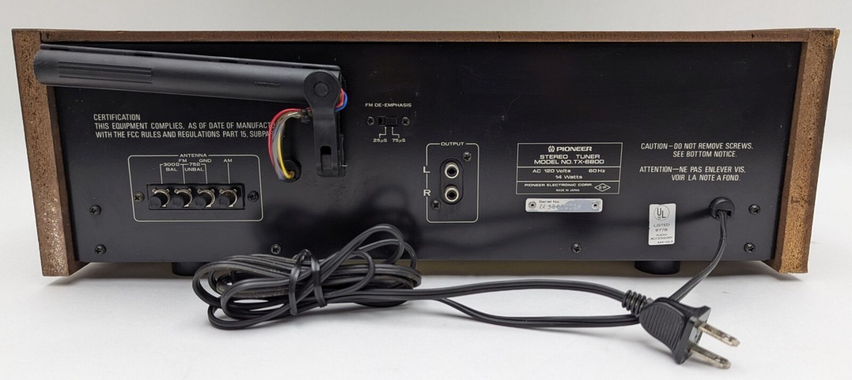 PIONEER TX-6800II FM/AMチューナー動作品(J6) 【公式通販】