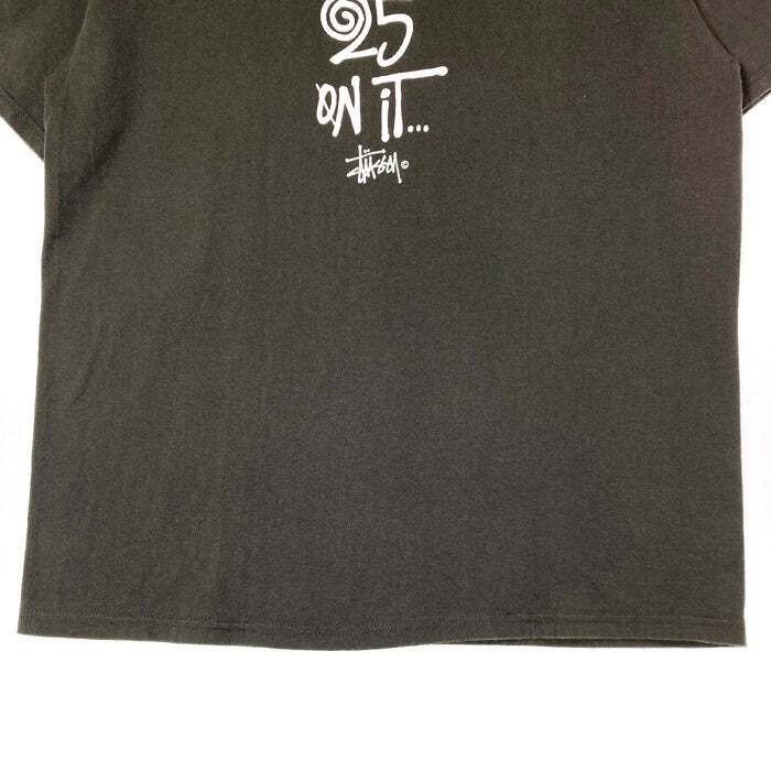 Stussy Stussie 25th Anniversary Shawn Font T-shirt Khaki