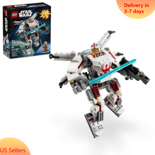 LEGO Star Wars Luke Skywalker X-Wing Mech Buildable Action Figure 75390 for Kids & Collectors