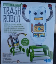 NIB Green Science Trash Robot Soda Can Robug Kits Built Kidz Labs Science Fun