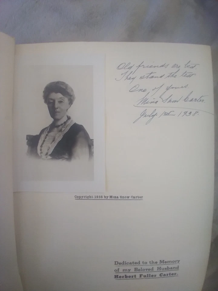 Thoughts in Verse (Poetry)  SIGNED by m Mina Snow Carter only 2 in circulation - Image 2 of 3