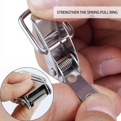4pcs Duck-mouth Buckle Mini Lock Gift Suitcase Case Buckles Toggle Hasp Latch